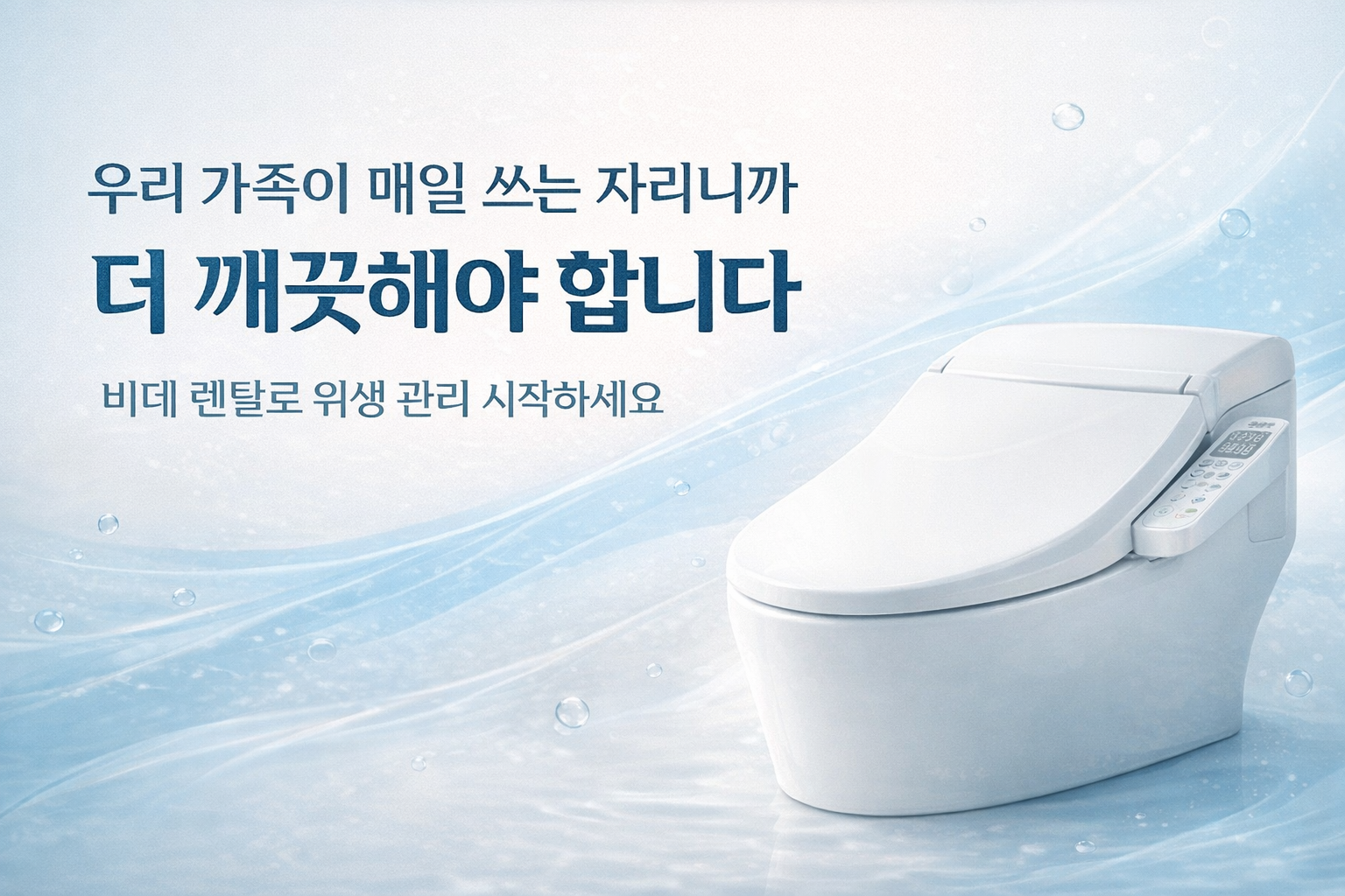 눈에 안 보여도, 깨끗함은 달라야죠