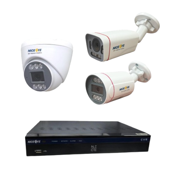 나이스아이 CCTV 아날로그 녹화기 500만화소 16채널 (카메라 10대)