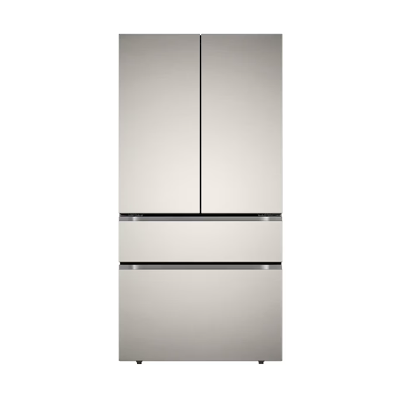 LG 디오스 AI 오브제컬렉션 STEM 베이직 드로워 퓨어프레시 616L 럭스실버 스테인리스 (D646SLL091) 방문관리 (라이트 케어)