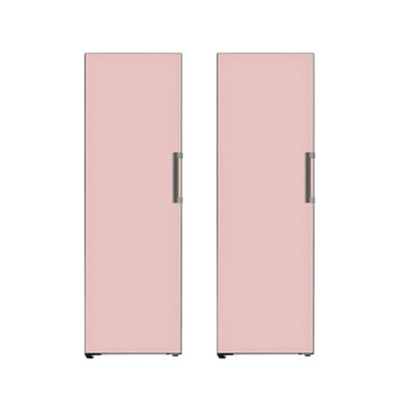 LG 오브제컬렉션 컨버터블 냉장고 384L + 냉동고 321L 패키지 핑크 (X321GP3S_Y321GP3S)