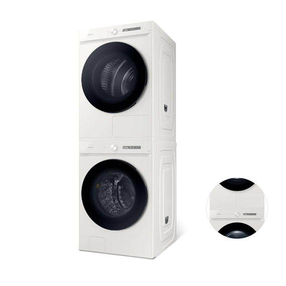 삼성 비스포크 AI 세탁기+건조기 워시타워 (WF24D20CEEC)