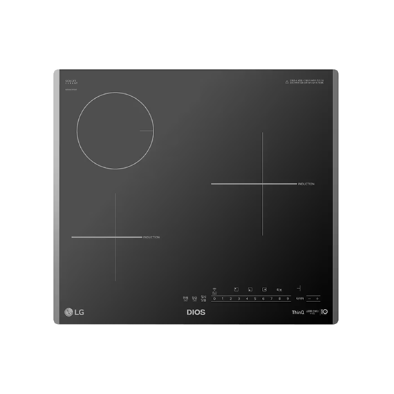 LG 전기레인지 하이브리드 빌트인 세라믹 인덕션 (IH2구+HL1구) (BEY3GS2E)