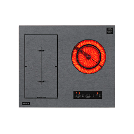 린나이 전기레인지 하이브리드 3구 (인덕션 2구+하이라이트1구) (RBE-IRM300AB(설치))