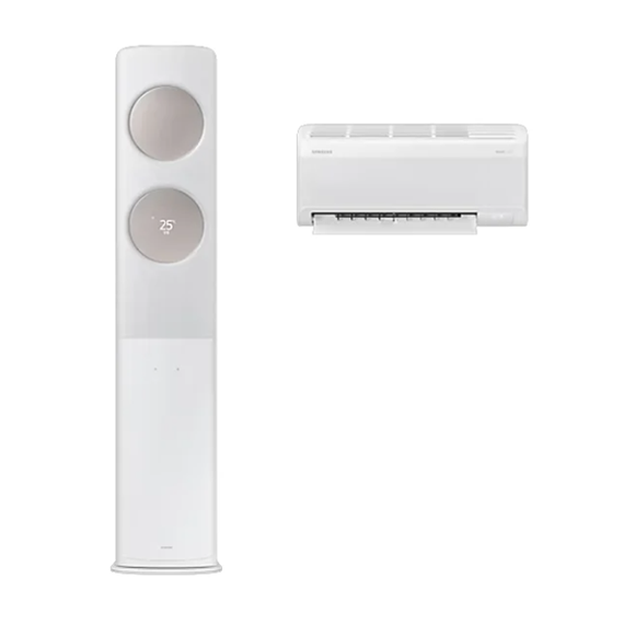 삼성 에어컨 무풍 클래식 AF9500 화이트 스탠드+벽걸이 17평+6평 (AF70F17D24IR4S)