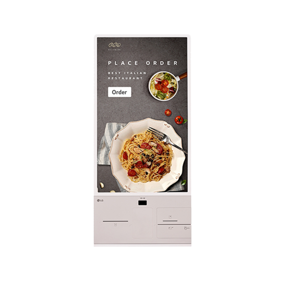 신성I&C 접근성강화 LG27 27인치 카드전용 키오스크 휠체어 스탠드 포함