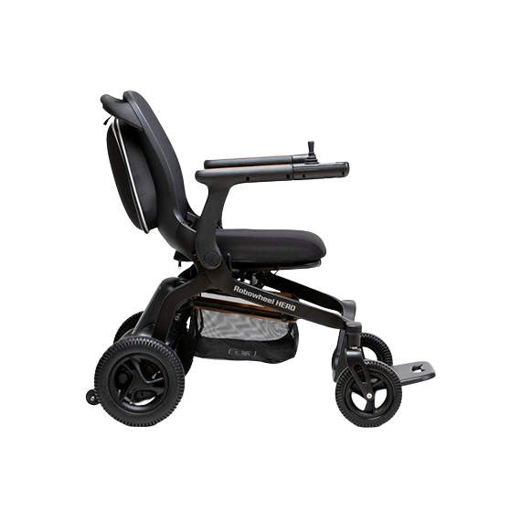 로보휠 히어로 삼성SDI배터리 휴대형 접이식 전동 휠 체어 (블랙 or 그레이)