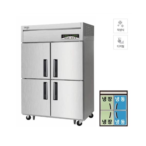 라셀르 직냉식 냉장고+냉동고 1100L급 (LMD-1140HRF)
