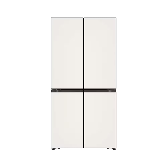 LG 디오스 냉장고 오브제컬렉션 상냉장 퓨어프레쉬 650L 글라스 베이지 (G646GBB031) 방문관리 (라이트 케어)