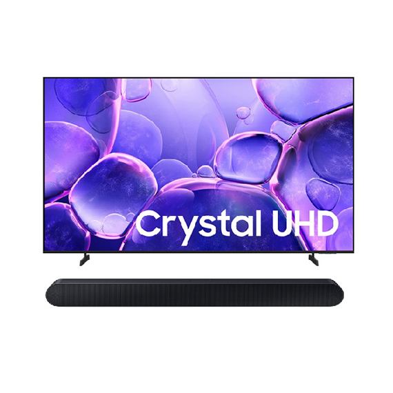 (보람피플 올인원598 3구좌) 삼성 Crystal UHD TV 85인치 벽걸이 + 5.0 채널 사운드바