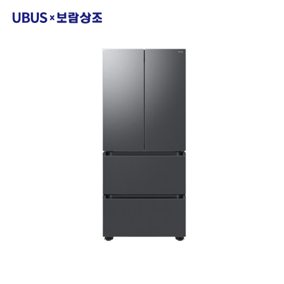 (3구좌) 삼성 김치냉장고 AI정온모드 4도어 (490L) (RQ49DG9003S9)