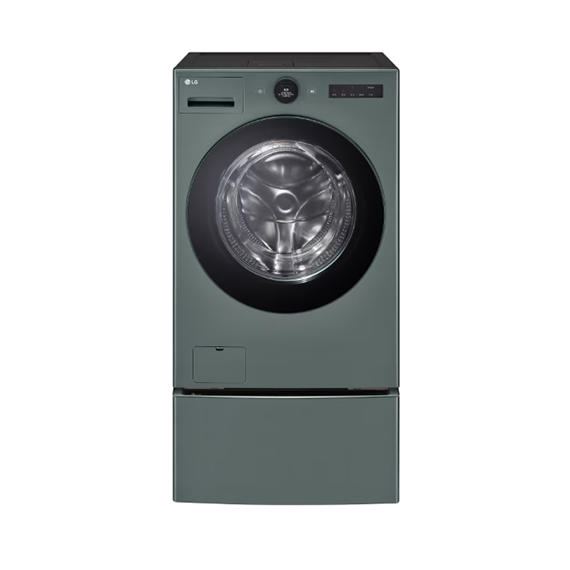 LG 트롬 오브제컬렉션 워시콤보 키높이수납함 세탁25kg 건조15kg 네이처 그린 (FH25GSGF) 12개월 방문관리
