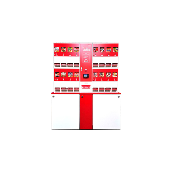 신성I&C 16+1 라면판매기 16종 라면 및 종이컵 적재