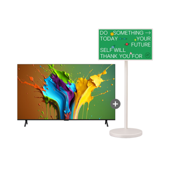 LG QNED TV 스탠드 98인치 + 스탠바이미2 (98QNED89TSP) 넷플릭스 스탠다드
