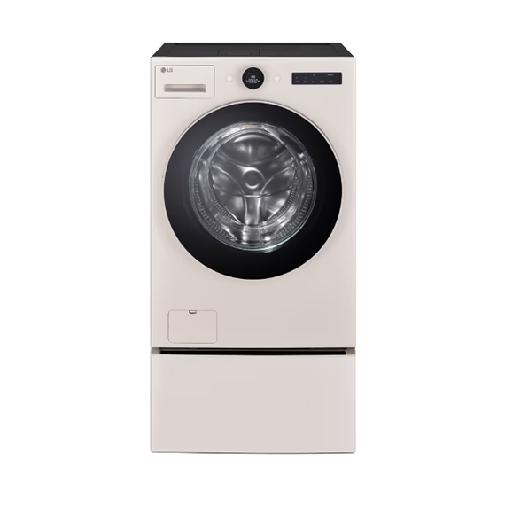 LG 트롬 오브제컬렉션 워시콤보 + 미니워시 set 세탁25kg 건조15kg 네이처 베이지 (FH25ESEFX) 6개월 방문관리