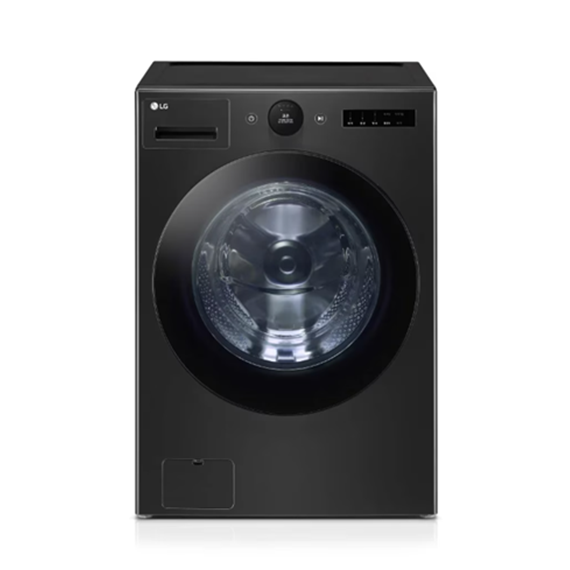(보람피플 올인원598 2구좌) LG 트롬 오브제컬렉션 세탁기24kg (스페이스 블랙)