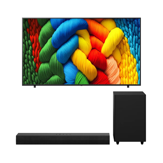 LG 나노셀 AI 4K UHD TV 75인치 + 사운드바 S30A (75NA1C80ANA_S30A) (스탠드 or 벽걸이형)