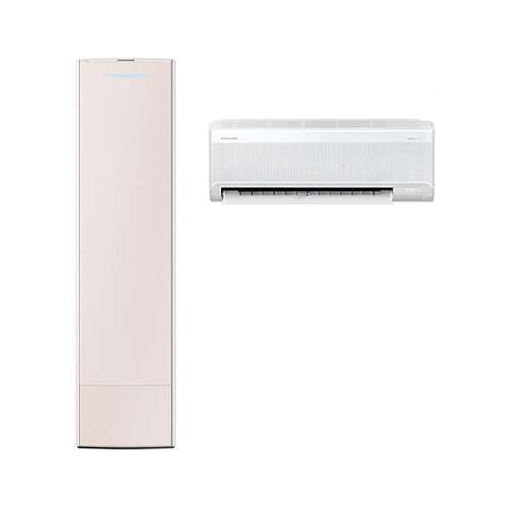 삼성 에어컨 무풍 갤러리 AF9900 샴페인 스탠드+벽걸이 18평+6평 (AF80F18D27CRS)