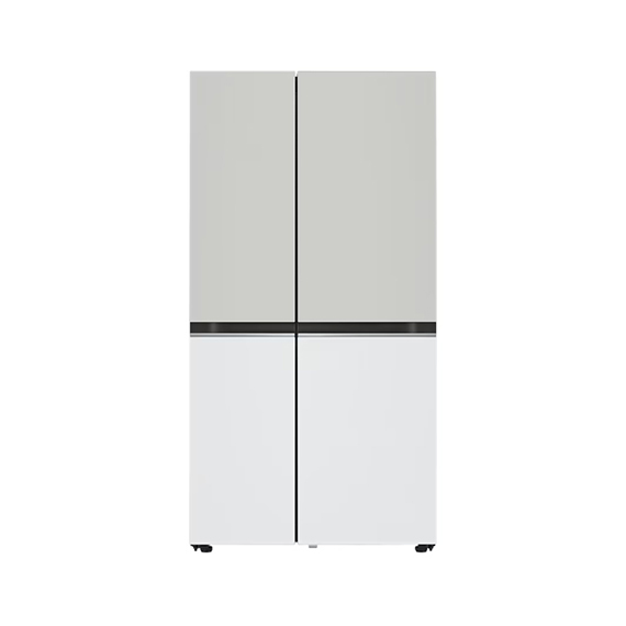 LG DIOS 오브제컬렉션 빌트인 베이직 냉장고 652L 그레이 화이트 (S634MGW12Q)