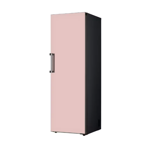 LG 오브제컬렉션 컨버터블 냉장전용고 384L 핑크 (글라스) (X321GP3S) 방문관리 (스탠다드 케어)