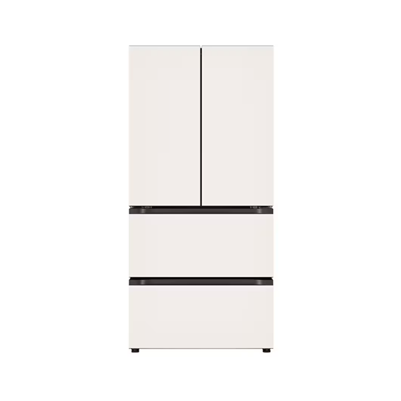 LG 디오스 김치냉장고 김치톡톡 오브제컬렉션 스탠드 491L 베이지 (메탈) (Z490MEEF11) 라이트 케어 방문관리
