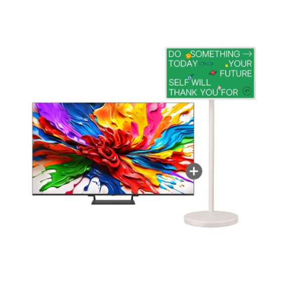 LG QNED TV 벽걸이 85인치 + 스탠바이미2 85QNED93GWP 플러스 (방문관리)