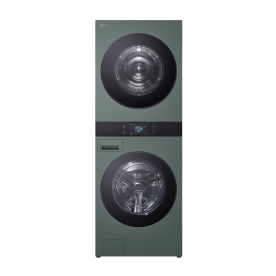 LG 트롬 AI 오브제컬렉션 워시타워 25+25kg (WA2525GGZF) 네이처 그린