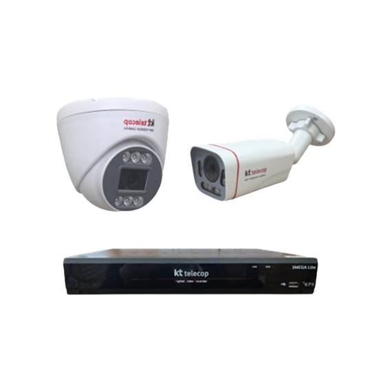 KT CCTV 녹화기 500만 DVR 카메라 7대