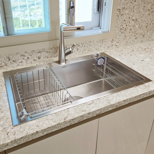 코리나 세레노 850 사각 싱크볼 Sereno 850 (나노코팅) 싱크대