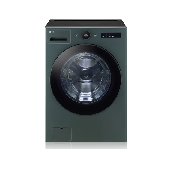 (보람피플 올인원598 2구좌) LG 세탁기 트롬 AI 오브제컬렉션 25kg (FX25GFG) 네이처 그린 상조가전