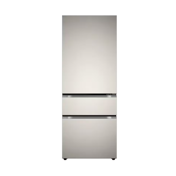 LG 디오스 김치냉장고 AI 오브제컬렉션 김치톡톡 스탠드 Fit & Max 386L 럭키실버 스테인리스 (Z386SLL281) 방문관리 (라이트케어)