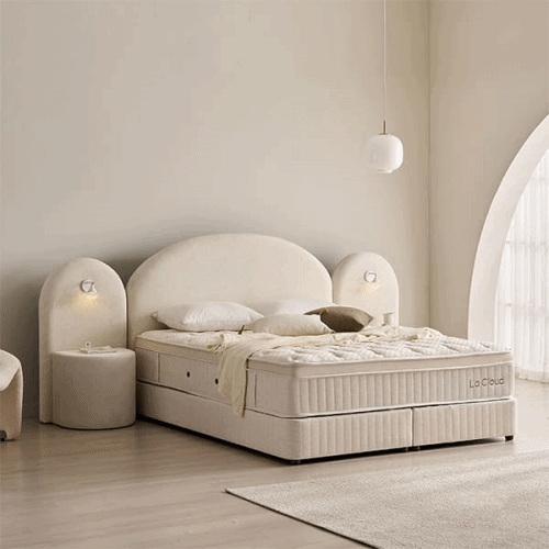 라클라우드 블룸 호텔식 침대 패키지 세트 K 킹 (그레이 or 크림화이트)