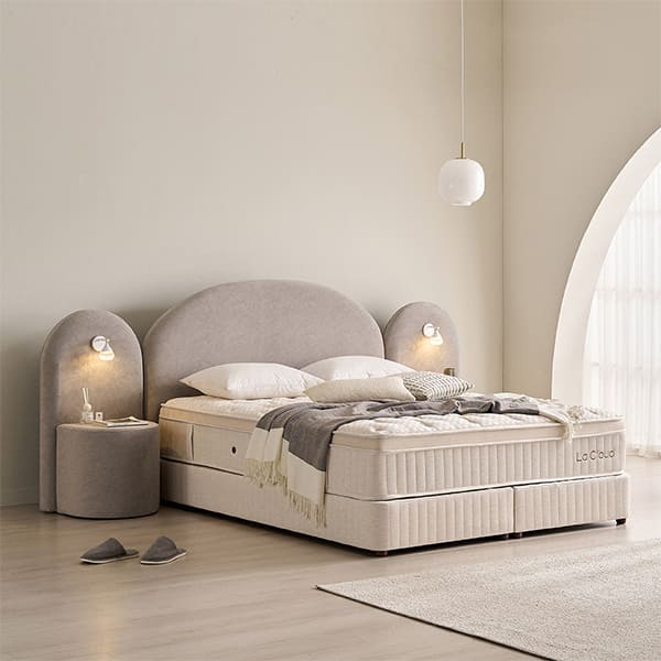 라클라우드 블룸 호텔식 침대 패키지 세트 K (그레이 or 크림화이트) (블룸 프리미엄 세트 K)