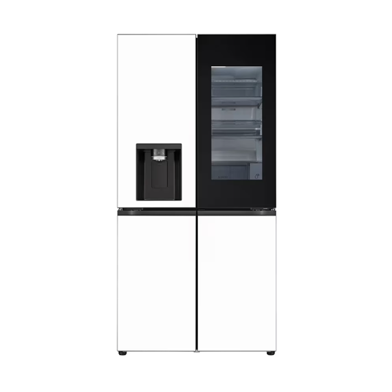 LG 얼음정수기냉장고 상냉장 퓨어프레쉬 (노크온) (글라스) 화이트 817L (W826GQQ492S) 방문관리 (프리미엄 케어)