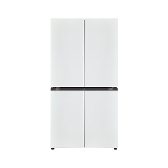 LG DIOS 오브제컬렉션 베이직 냉장고 메탈 화이트 870L T873MWW012