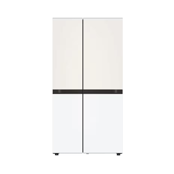 LG 디오스 오브제컬렉션 냉장고 양문형 퓨어프레시 832L 베이지 화이트 (메탈) (S836MEQ032) 방문관리 (라이트 케어)