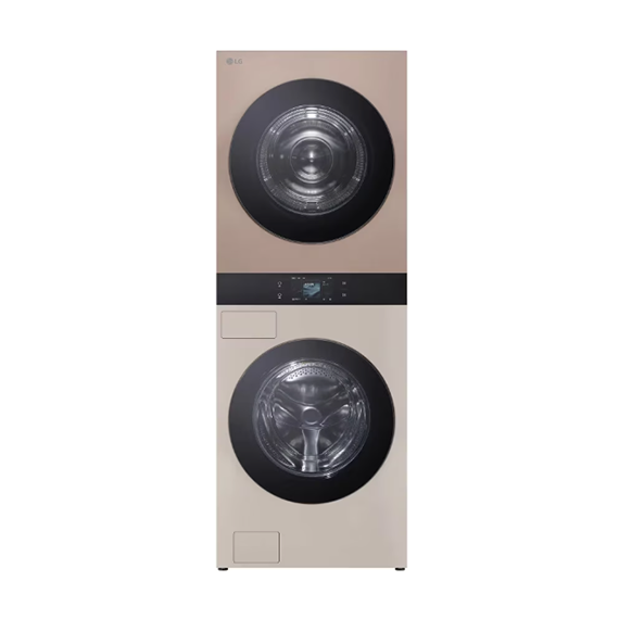 LG 세탁기+건조기 워시타워 세탁 25KG+건조25KG 토프 아몬드 (WA2525TAP6Z)