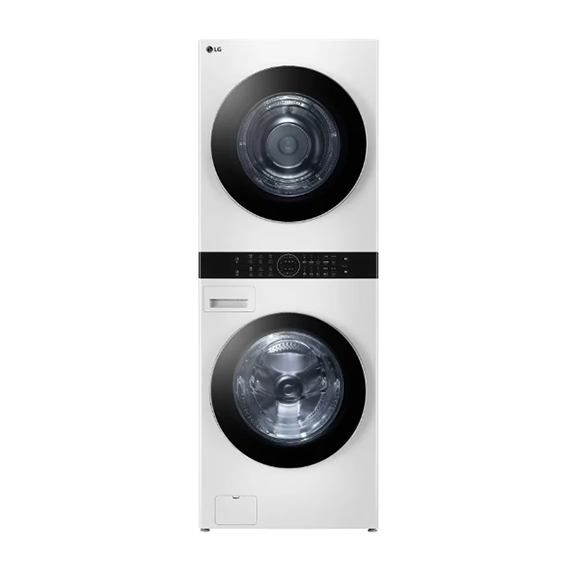 LG 트롬 AI 오브제컬렉션 워시타워 세탁25kg 건조25kg 릴리 화이트 (W2520WZM) 12개월 방문관리