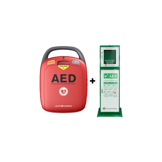 라디안큐바이오 자동 심장충격기 심장제세동기 스탠드형