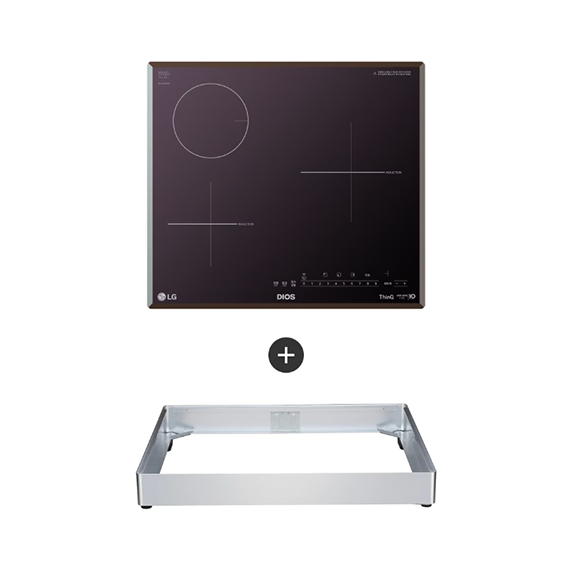 LG 전기레인지 하이브리드 (IH2구+HL1구) 케이스결합 스탠딩 (BEY3MSEC) 6개월 방문관리