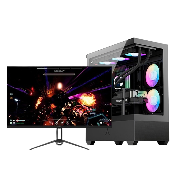 씨넥스존 데스크탑 3D 게임용 본체+윈도우11+악세사리+게이밍모니터27 (GA2_GM27)