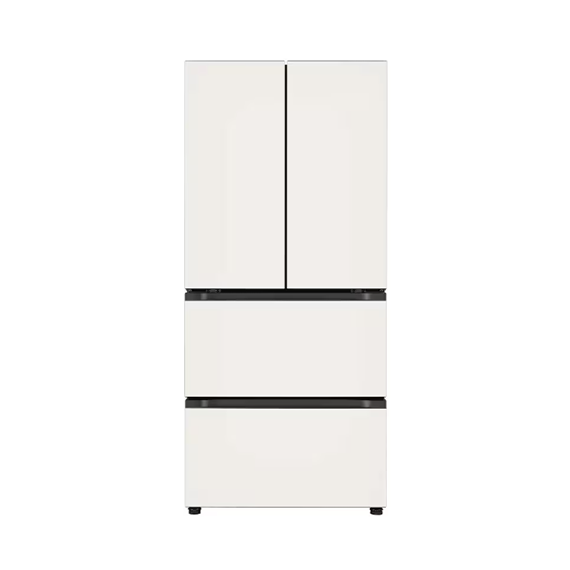 LG 디오스 김치냉장고 오브제컬렉션 김치톡톡 스탠드 402L 베이지 메탈 (Z403MEEF53) 방문관리