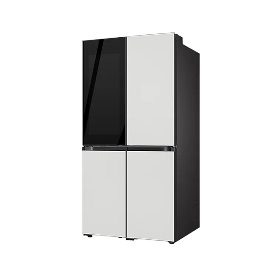 삼성 냉장고 BESPOKE 4도어 에센셜화이트 (RF80DB934201)