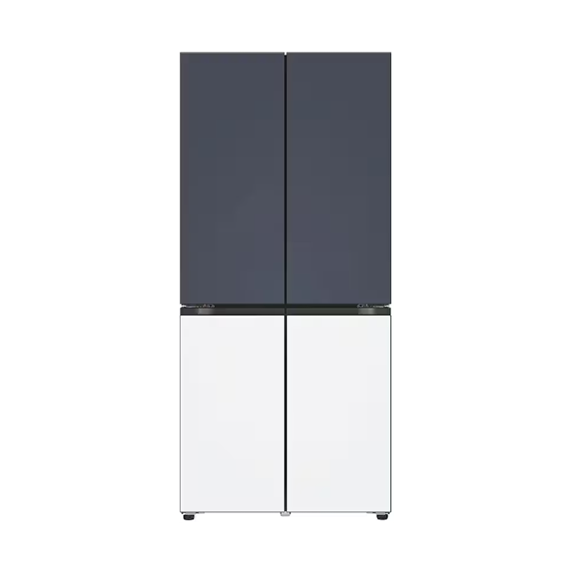 LG 상냉장 냉장고 Fit&Max 504L 네이비 화이트 (메탈) (M516MNQ012S) 방문관리 (스탠다드 케어)