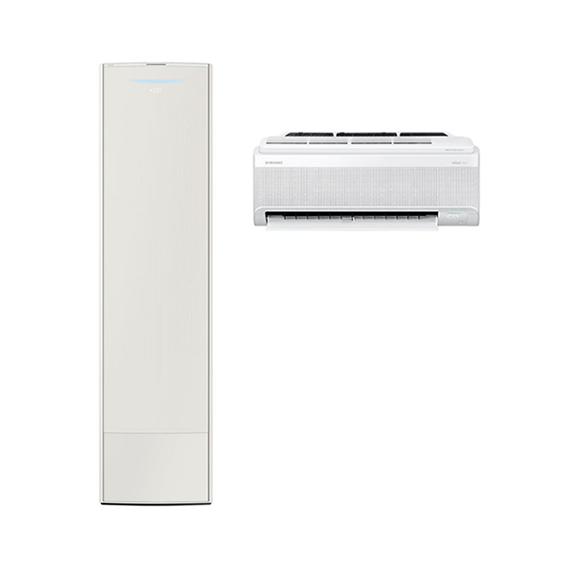 삼성 에어컨 무풍 갤러리 AF9900 베이지 스탠드+벽걸이 25평+6평 (AF80F25D28BRS)
