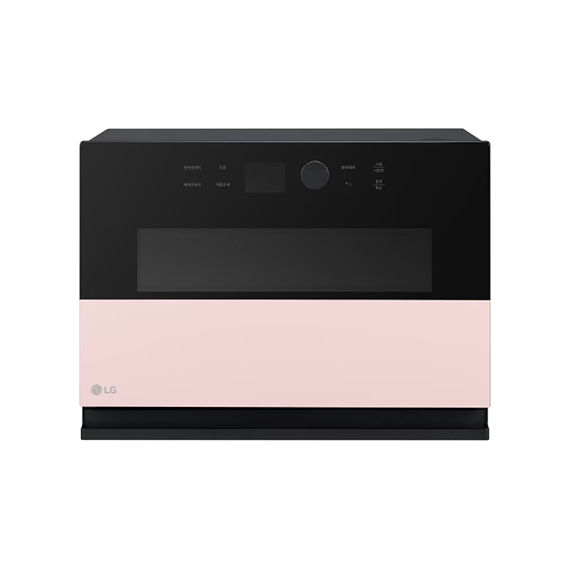 LG 디오스 오브제컬렉션 광파 오븐레인지 32L 카밍핑크 (트리플광파쿡+스팀) (MLJ32PRS) 12개월 방문관리