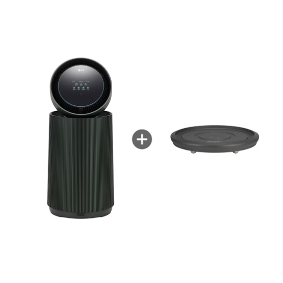 LG 퓨리케어 오브제컬렉션 AI+ 360° 공기청정기 20평형 네이처 그린 (AS206NGHAM) 자가관리