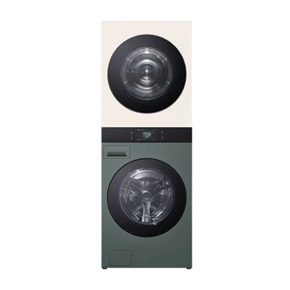 LG 세탁기+건조기 트롬 AI 워시타워 25KG 네이처그린 네이처베이지 (WA2525GEZF)