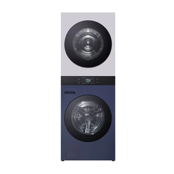 LG 세탁기+건조기 트롬 AI 워시타워 25KG 네이처네이비 네이처크림그레이 (WA2525YMZF)