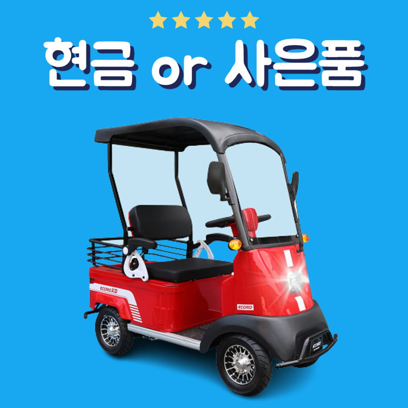 에이유테크 에코로 전동스쿠터 렌탈 XD 48V 20Ah