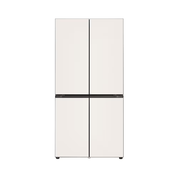 LG 디오스 오브제컬렉션 STEM 베이직 냉장고 상냉장 빌트인 무매직 (글라스) 베이지 (상-하) (M626GBB052)